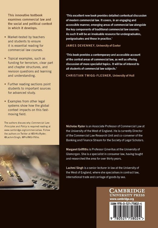 Produktbild: Commercial Law