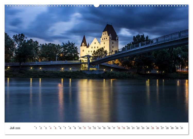 Produktbild: M&auml;rchenhaftes Ingolstadt (hochwertiger Premium Wandkalender 2026 DIN A2 quer), Kunstdruck in Hochglanz