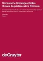 Produktbild: Romanische Sprachgeschichte / Histoire linguistique de la Romania. 2. Teilband