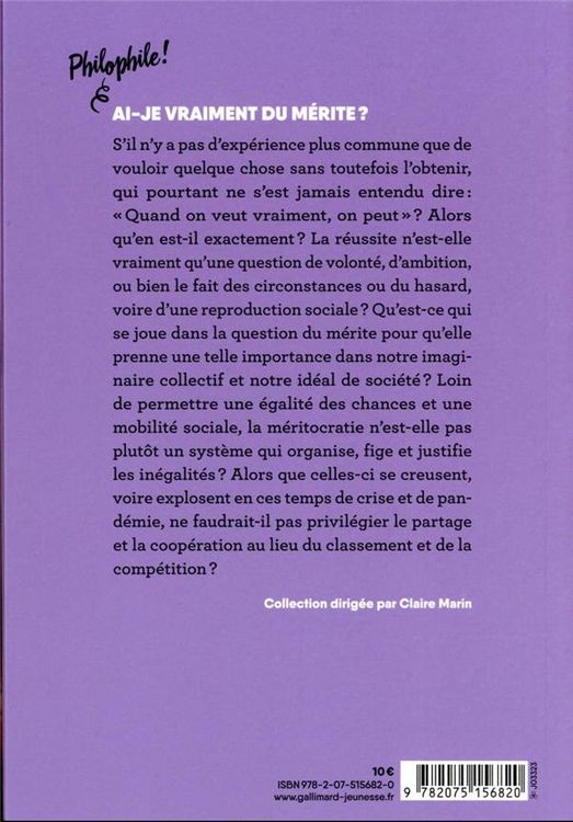 Produktbild: Ai-je vraiment du m&eacute;rite ?