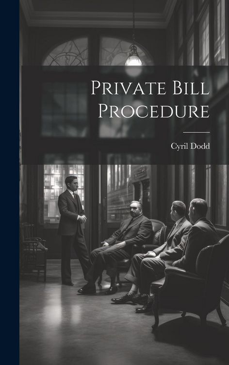 Produktbild: Private Bill Procedure
