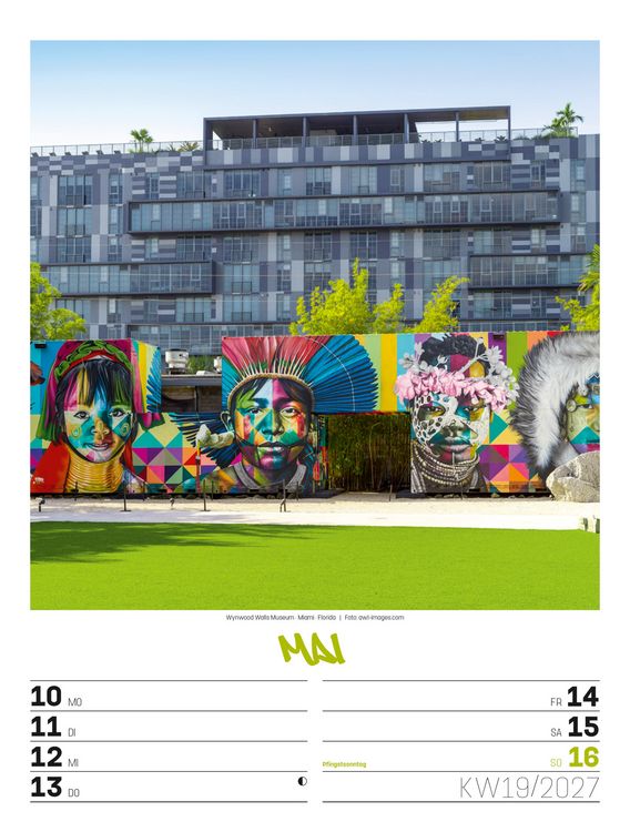 Produktbild: Street Art Wochenplaner Kalender 2027