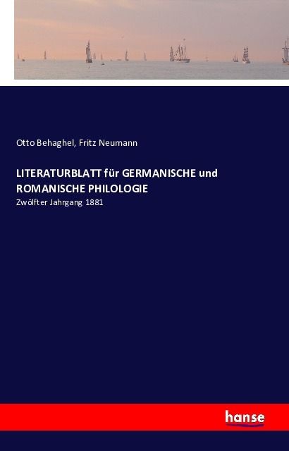 Produktbild: LITERATURBLATT f&uuml;r GERMANISCHE und ROMANISCHE PHILOLOGIE