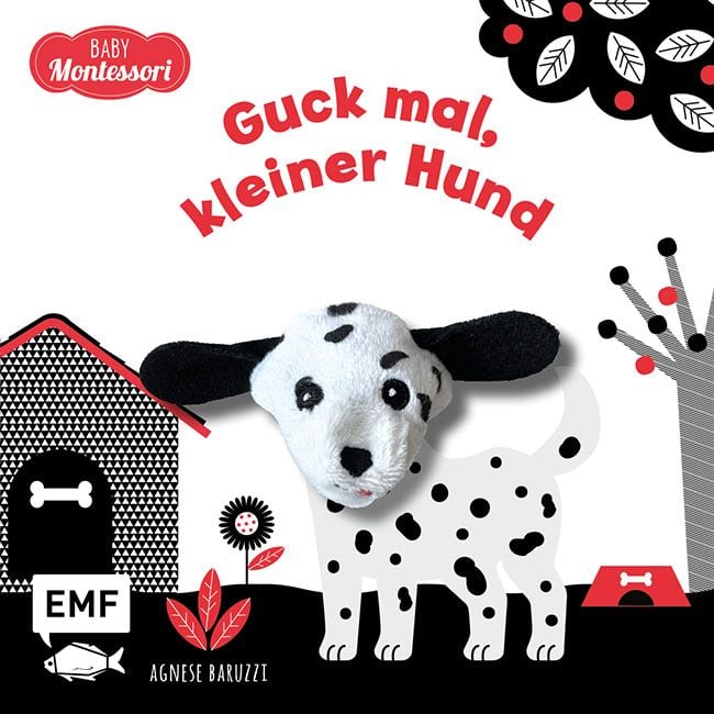 Produktbild: Kontrastbuch f&uuml;r Babys mit Fingerpuppe: Guck mal, kleiner Hund