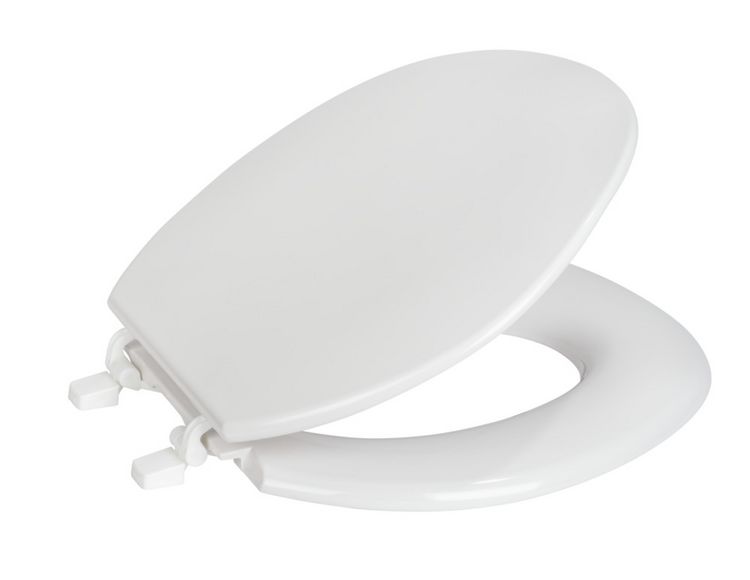 Produktbild: WC-Sitz Mod. Torino XXL, aus antibakteriellem Duroplast, belastbar bis 300 kg
