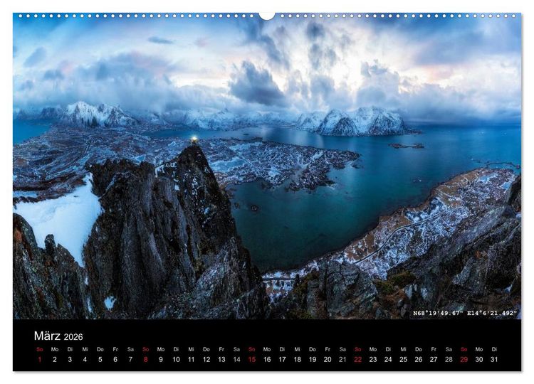 Produktbild: More Wild, Wild Places 2026 (Wandkalender 2026 DIN A2 quer), CALVENDO Monatskalender