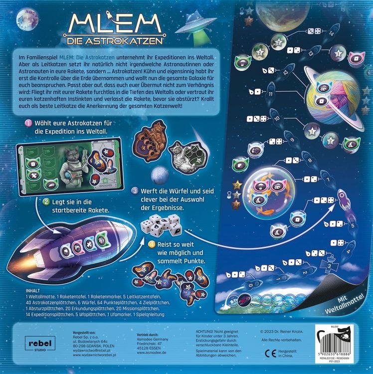 Produktbild: Rebel - MLEM: Die Astrokatzen