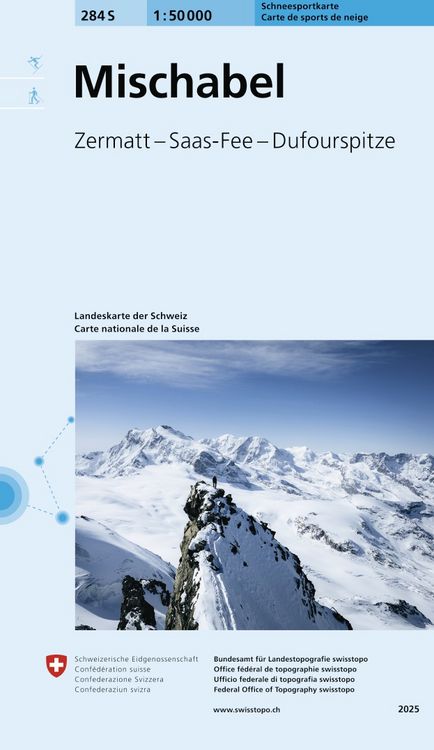 Produktbild: 284S Mischabel Schneesportkarte