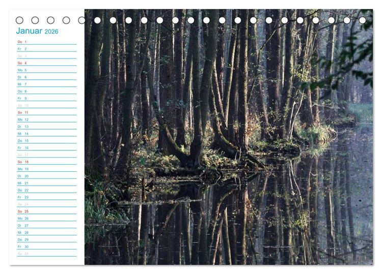 Produktbild: Wundersch&ouml;ner Spreewald (Tischkalender 2026 DIN A5 quer), CALVENDO Monatskalender