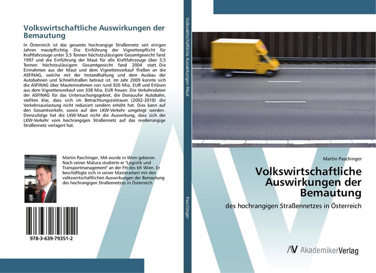 Produktbild: Volkswirtschaftliche Auswirkungen der Bemautung
