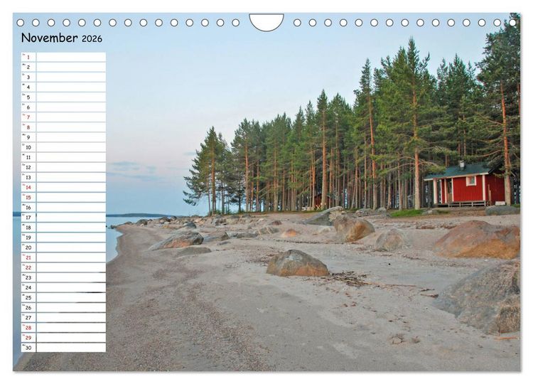 Produktbild: Einsame Natur - Terminkalender (Wandkalender 2026 DIN A4 quer), CALVENDO Monatskalender