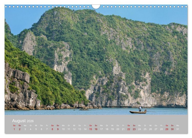 Produktbild: VIETNAM - Im Land des aufsteigenden Drachens (Wandkalender 2026 DIN A3 quer), CALVENDO Monatskalender