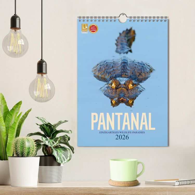 Produktbild: Pantanal &ndash; Einzigartiges Wildlife-Paradies (Wandkalender 2026 DIN A4 hoch), CALVENDO Monatskalender