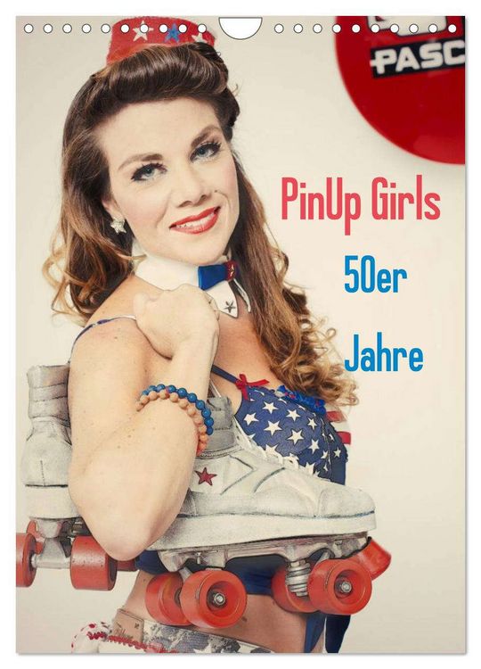Produktbild: PinUp Girls 50er Jahre (Wandkalender 2026 DIN A4 hoch), CALVENDO Monatskalender