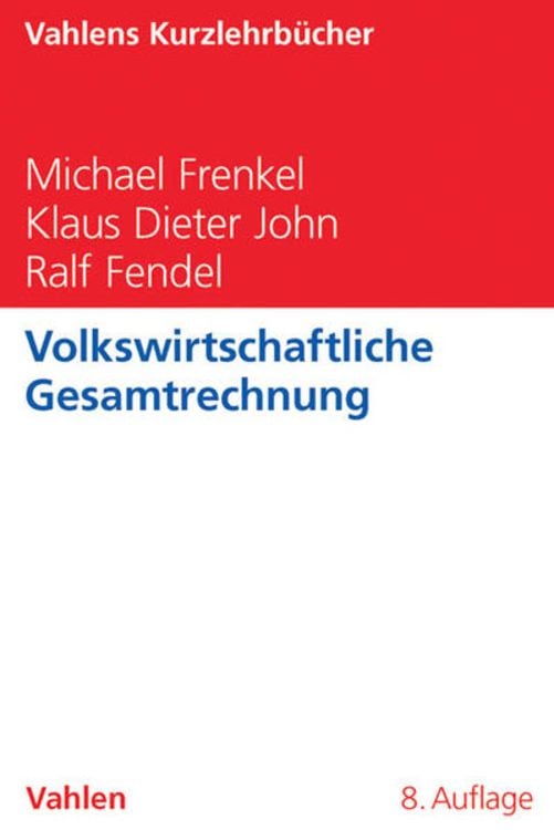 Produktbild: Volkswirtschaftliche Gesamtrechnung