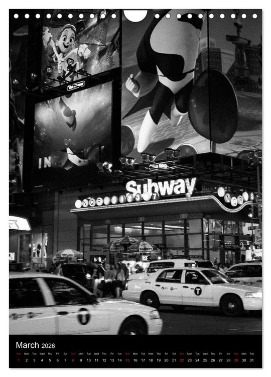Produktbild: New York City (Wall Calendar 2026 DIN A4 portrait), CALVENDO 12 Month Wall Calendar