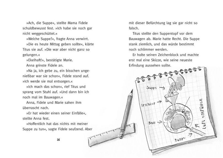 Produktbild: Die Erfindungen des Titus Knatterberg - Der trojanische Stinkeball und das Unterwasserfernrohr