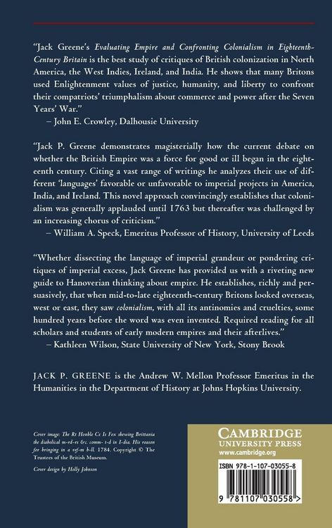 Produktbild: Evaluating Empire and Confronting Colonialism in Eighteenth-Century Britain
