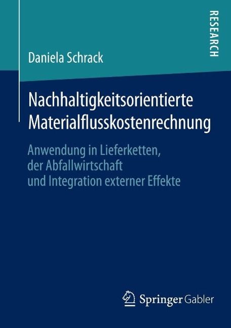 Produktbild: Nachhaltigkeitsorientierte Materialflusskostenrechnung