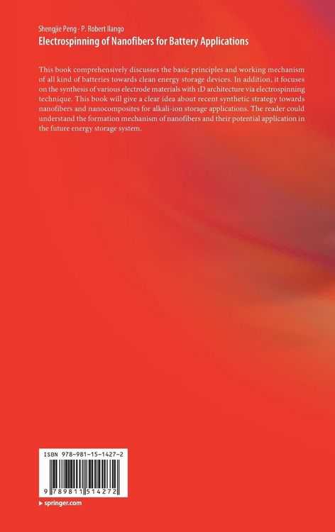 Produktbild: Electrospinning of Nanofibers for Battery Applications