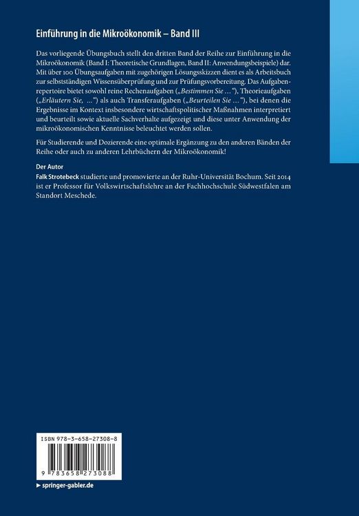 Produktbild: Einf&uuml;hrung in die Mikro&ouml;konomik