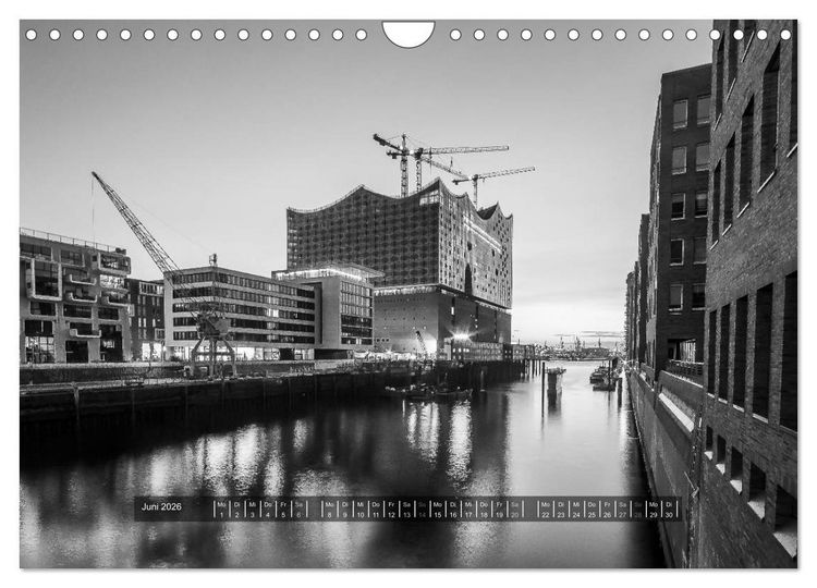 Produktbild: Hamburg perspective 2026 (Wandkalender 2026 DIN A4 quer), CALVENDO Monatskalender