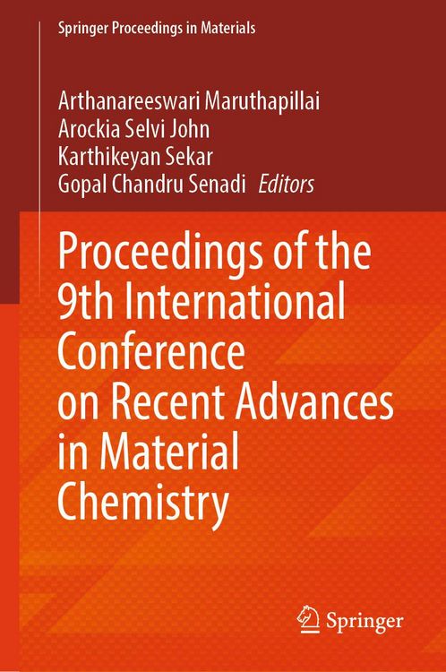 Produktbild: Proceedings of the 9th International Conference on Recent Advances in Material Chemistry