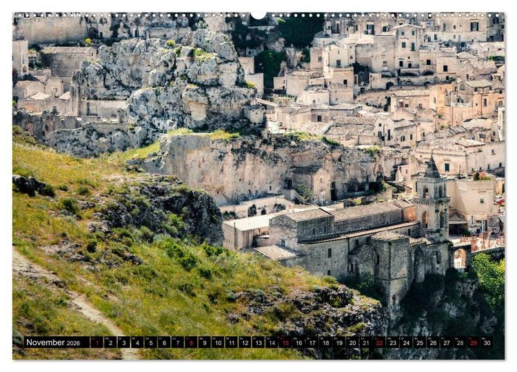 Produktbild: Matera (Wandkalender 2026 DIN A2 quer), CALVENDO Monatskalender