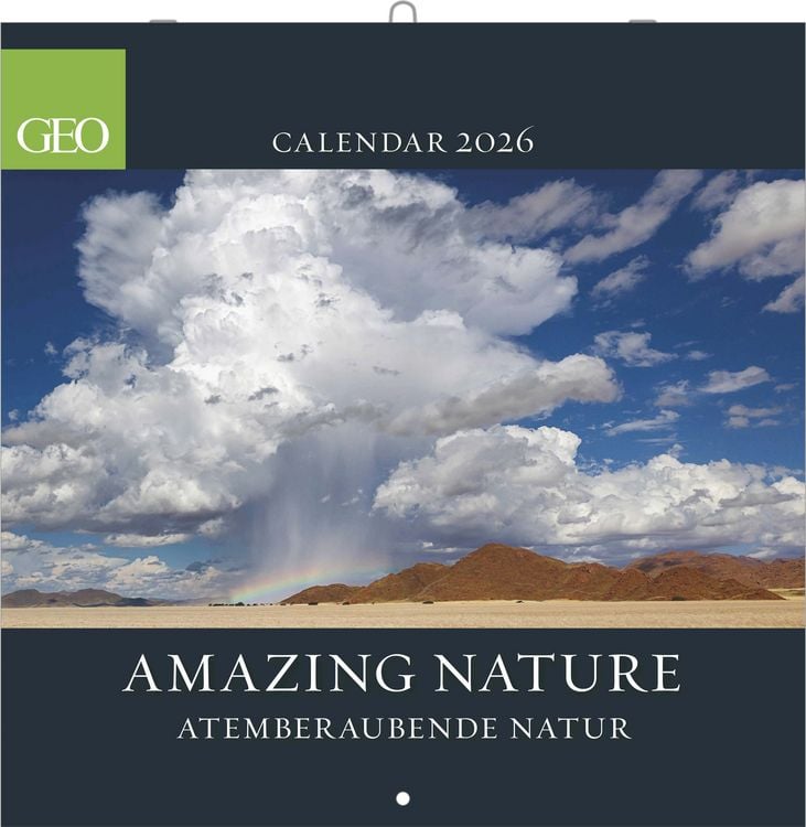 Produktbild: GEO Amazing Nature 2026 - Wand-Kalender - Broschüren-Kalender - 30x30 - 30x60 geöffnet