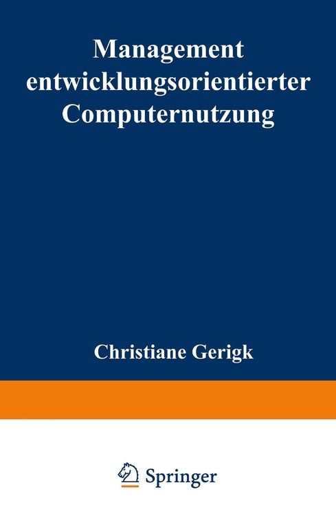 Produktbild: Management entwicklungsorientierter Computernutzung