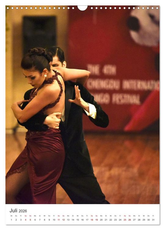 Produktbild: Leidenschaftlicher Tango (Wandkalender 2026 DIN A3 hoch), CALVENDO Monatskalender