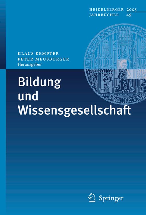 Bild vom Artikel Bildung und Wissensgesellschaft vom Autor Klaus Kempter