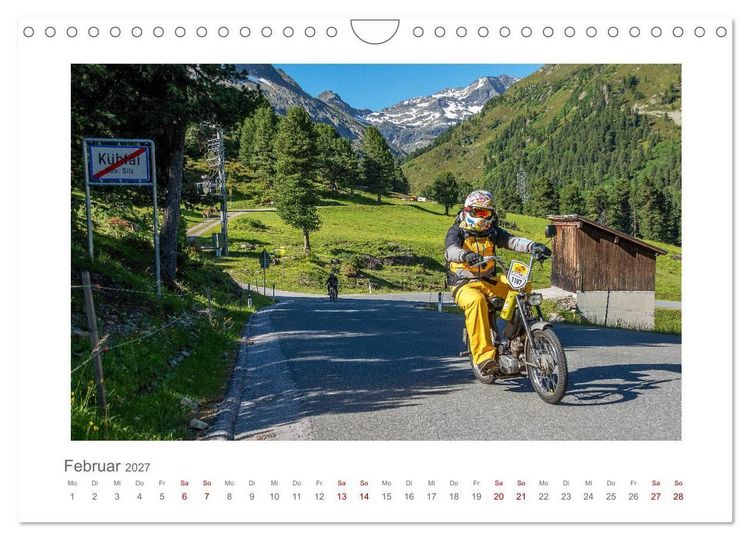 Produktbild: Faszination Zweirad - Impressionen vom &Ouml;tztaler Moped Marathon (Wandkalender 2027 DIN A4 quer), CALVENDO Monatskalender