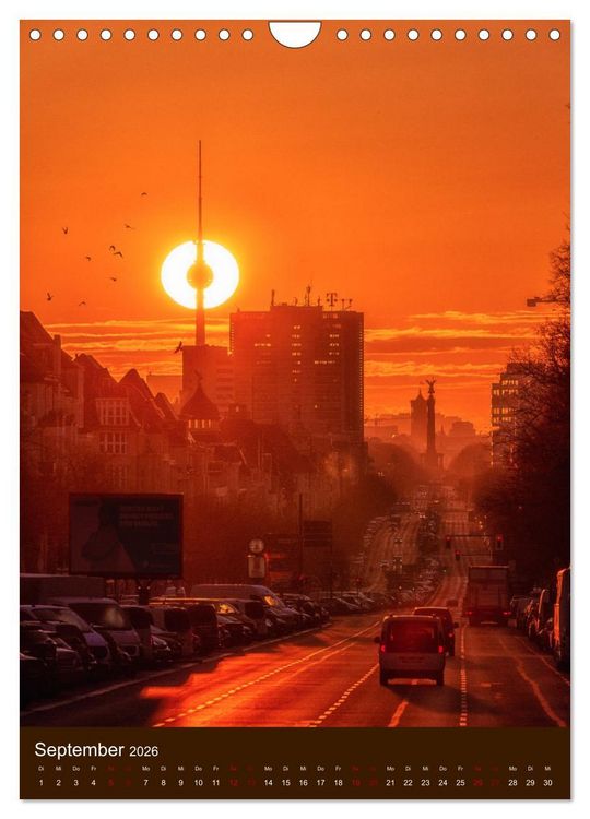 Produktbild: Berliner Fernsehturm - Magische Momente (Wandkalender 2026 DIN A4 hoch), CALVENDO Monatskalender