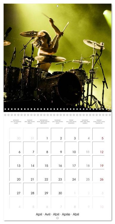 Produktbild: Drummer Action (Wall Calendar 2026 12 &times; 12 Inch) CALVENDO 12 Month Wall Calendar