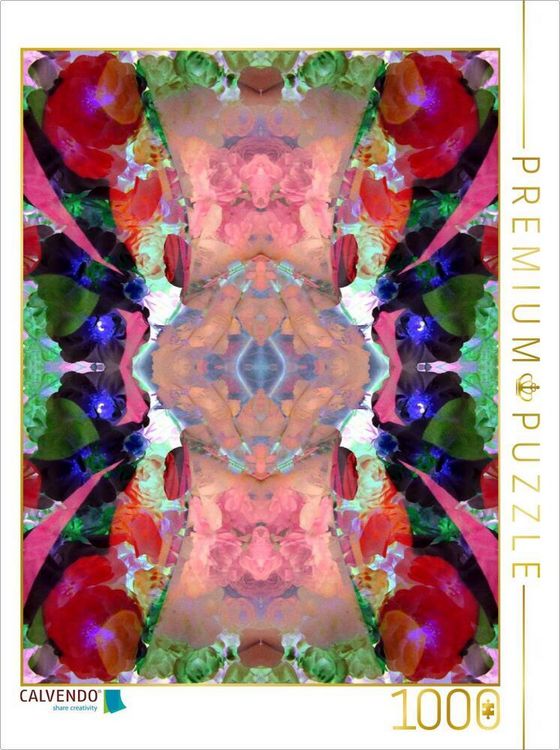 Produktbild: CALVENDO Puzzle Ornament Von Blumen | 1000 Teile Lege-Gr&ouml;&szlig;e 64x48cm Foto-Puzzle f&uuml;r gl&uuml;ckliche Stunden