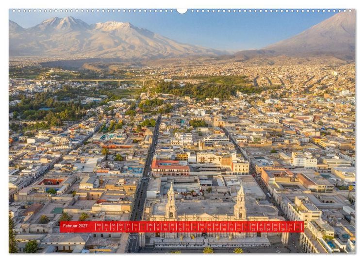 Produktbild: Peru - Magie der Anden (hochwertiger Premium Wandkalender 2027 DIN A2 quer), Kunstdruck in Hochglanz