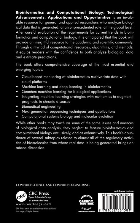 Produktbild: Bioinformatics and Computational Biology