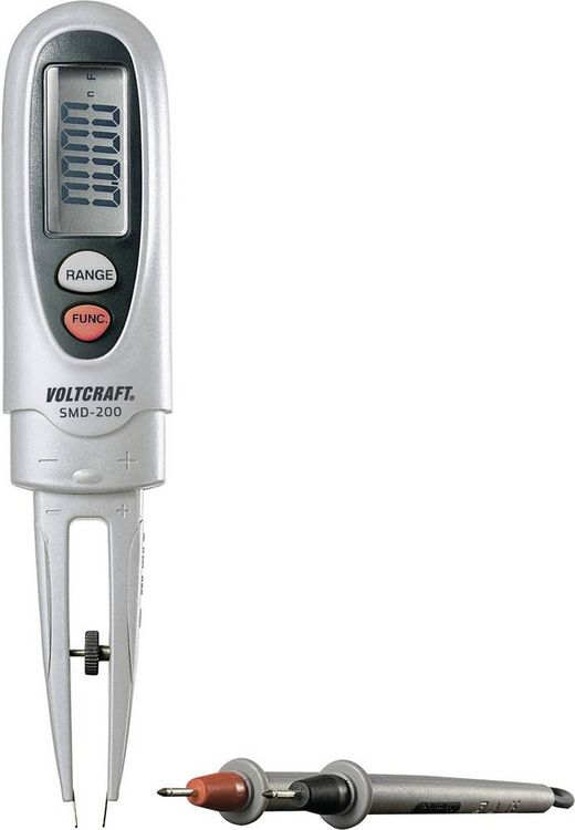 Produktbild: VOLTCRAFT SMD-200 Hand-Multimeter digital CAT III 600V Anzeige (Counts): 6000