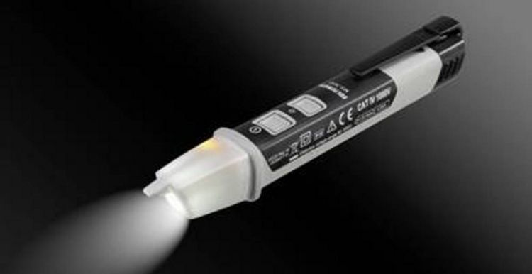 Produktbild: VOLTCRAFT MS-500 Ber&uuml;hrungsloser Spannungspr&uuml;fer CAT IV 1000V LED, Akustik