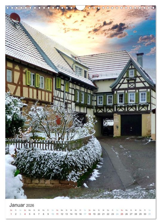 Produktbild: Rund um Fellbach (Wandkalender 2026 DIN A3 hoch), CALVENDO Monatskalender
