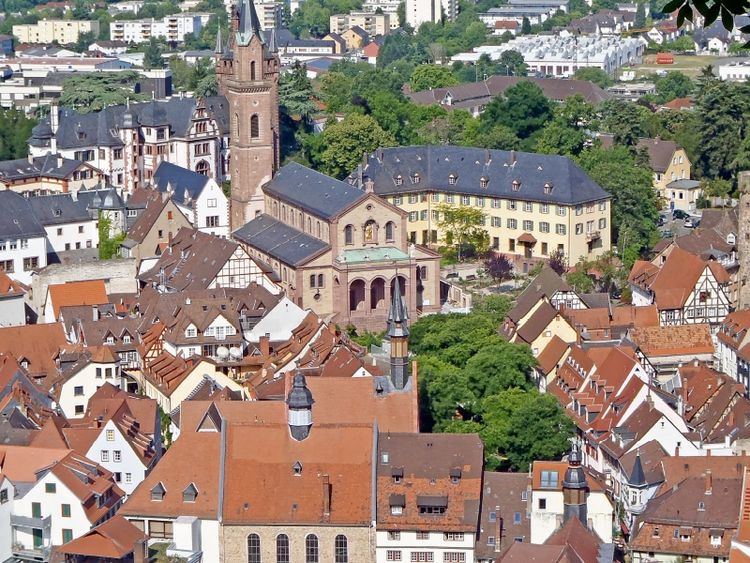 Produktbild: CALVENDO Puzzle Blick auf den Marktplatz Weinheims 1000 Teile Lege-Gr&ouml;&szlig;e 64 x 48 cm Foto-Puzzle Bild von Ilona Andersen