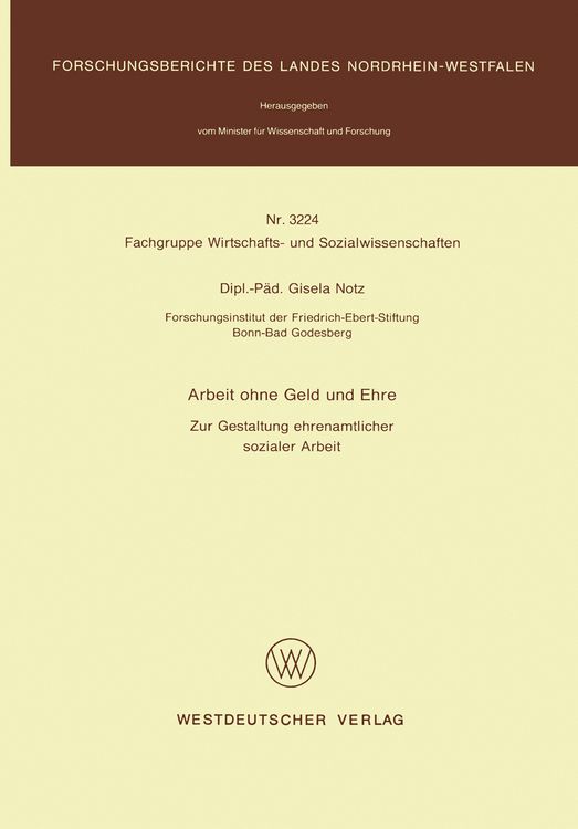 Produktbild: Arbeit ohne Geld und Ehre