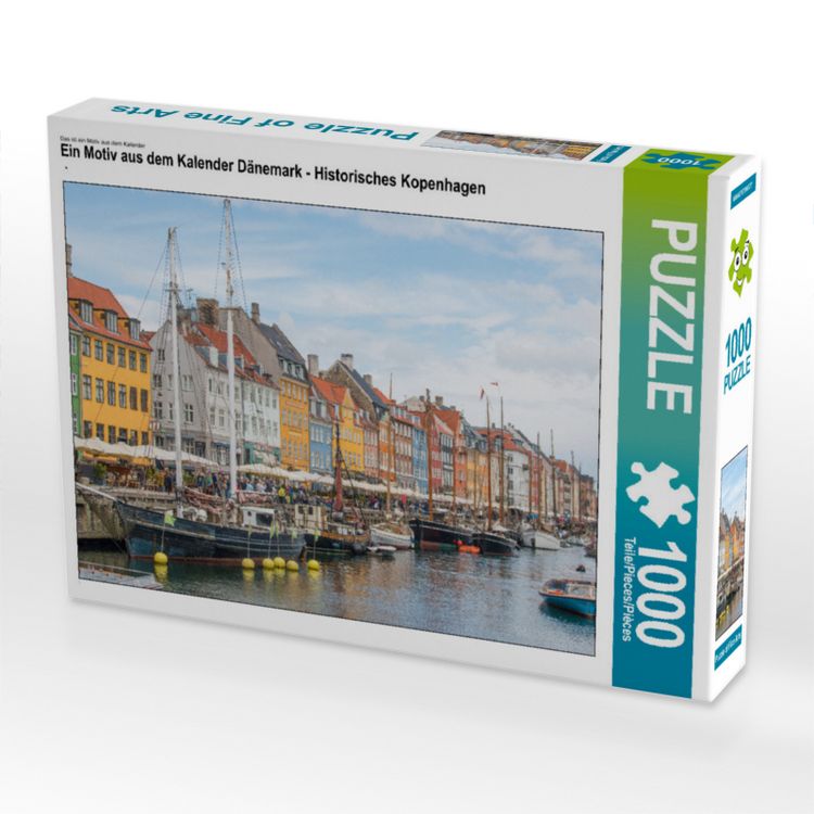 Produktbild: CALVENDO Puzzle Ein Motiv aus dem Kalender D&auml;nemark - Historisches Kopenhagen | 1000 Teile Lege-Gr&ouml;&szlig;e 64x48cm Foto-Puzzle f&uuml;r gl&uuml;ckliche Stunden