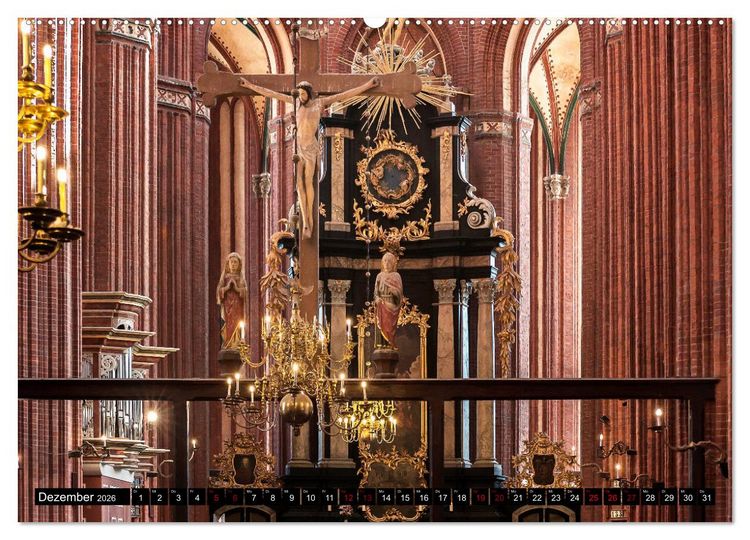 Produktbild: Ein Bummel durch die Hansestadt Wismar (hochwertiger Premium Wandkalender 2026 DIN A2 quer), Kunstdruck in Hochglanz