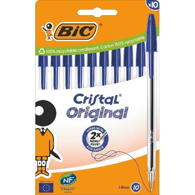 Produktbild: BIC Kugelschreiber Cristal Original 0,4 mm blau, 10er Set