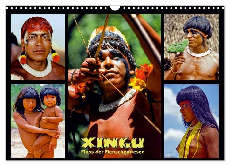 Produktbild: XINGU - Fluss der Menschenwesen (Wandkalender 2026 DIN A3 quer), CALVENDO Monatskalender