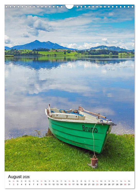 Produktbild: Allg&auml;u, Berge, Wiesen, Seen und K&uuml;he. (Wandkalender 2026 DIN A3 hoch), CALVENDO Monatskalender
