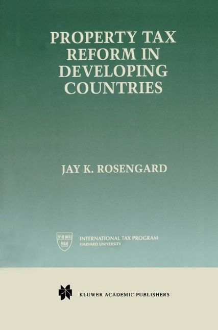 Produktbild: Property Tax Reform in Developing Countries