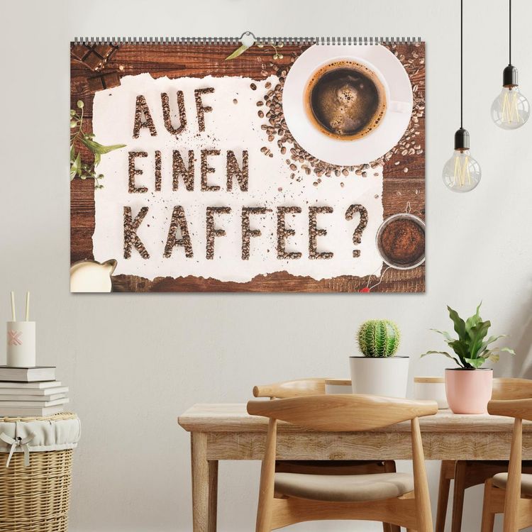 Produktbild: Auf einen Kaffee? (Wandkalender 2026 DIN A2 quer), CALVENDO Monatskalender